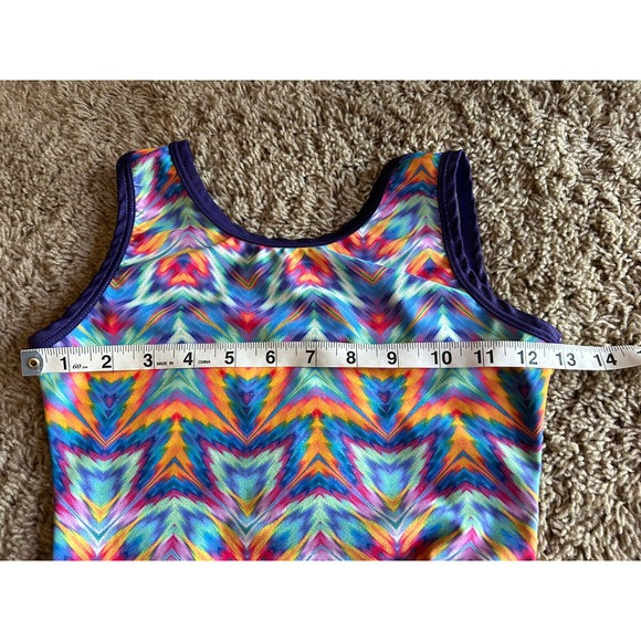 Snowflake Gymnastics Leotard Adult XS AXS (10/12 Girls) Competition SHIMMER Q23 - Picture 5 of 8
